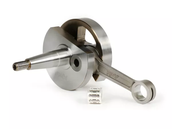 Albero motore -POLINI (cursore rotante)- Vespa V50, PK50 S (cono Ø 19mm)