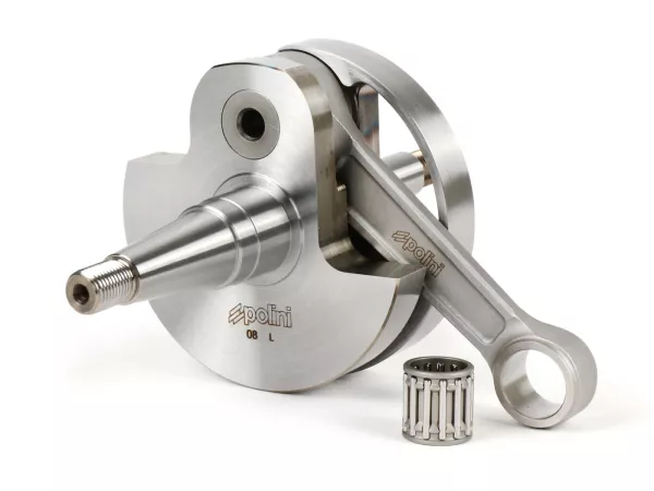 Crankshaft -POLINI Racing (rotary valve) 60mm stroke- Vespa PX125, PX150, Cosa 125