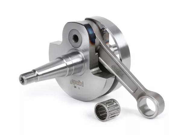 Vilebrequin -POLINI Racing (valve rotative) course de 57mm- Vespa PX200, Cosa 200