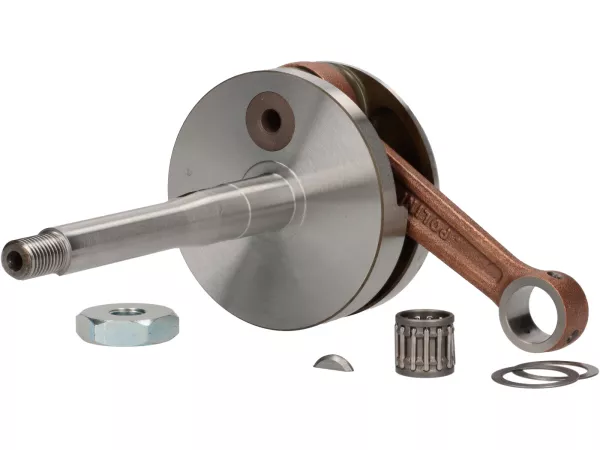 Krukas -POLINI- 4P , - Piaggio Ciao, Boss, Boxer, SI, Grillo, Bravo, Superbravo, 12mm KoBo, volle wang as