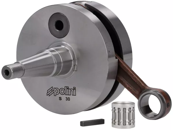 Kurbelwelle -POLINI Racing (Drehschieber) 60mm Hub- Vespa PX125, PX150, Cosa 125