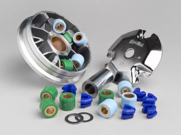 Variomatik -POLINI Speedcontrol- Honda 50 ccm (tipe Bali), Peugeot 50 ccm vertikal - SPEEDFIGHT1 50, SPEEDFIGHT2 50, XFIGHT50, METALX50, TKR50, TREKKER50, VIVACITY50, BUXY50, ELYSEO50, ELYSTAR50, ELYSTAR50TSDI, LOOXOR50, SPEEDAKE, SQUAB50, ZENITH50