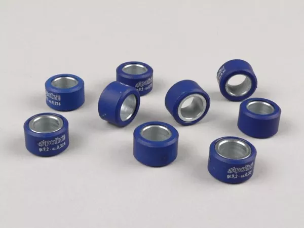 Gewichten -POLINI 20x12mm- set van 9 - 9,2g