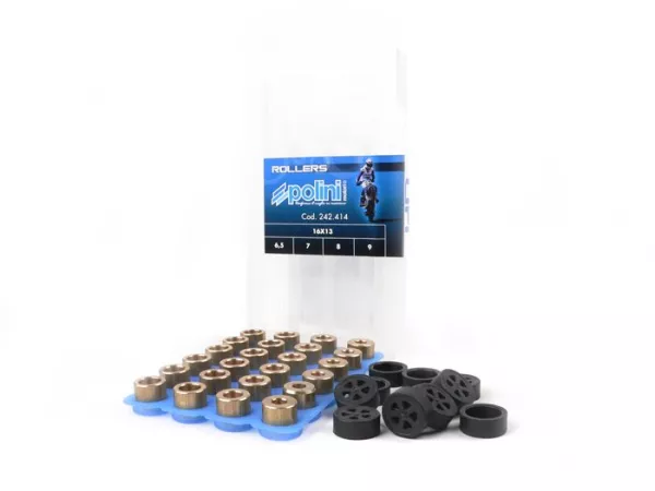 Gewichtenset -POLINI Premium Kwaliteit 16x13mm- 6,5-7,0-8,0-9,0g