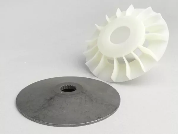 Flasque fixe de variateur -POLINI Air Speed- Piaggio 50 cc 2-temps, Piaggio 50-100 cc 4-temps