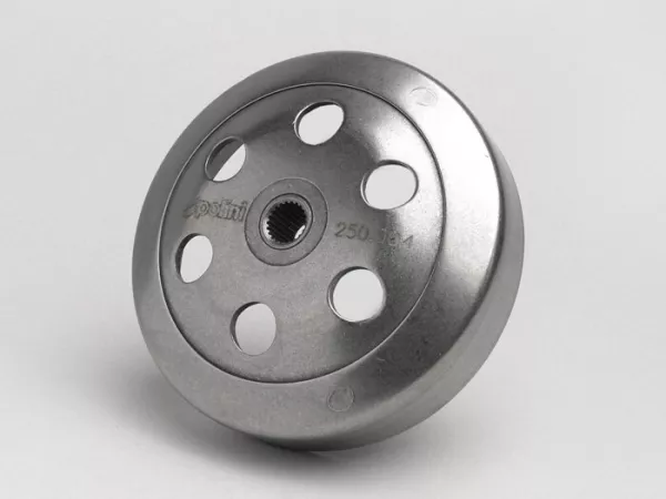 Koppelingsklok -POLINI Speedbell- Peugeot 50 ccm, Honda 50 ccm, Kymco 50 ccm, SYM 50 ccm, GY6 (4-takt) 50cc Ø=107mm