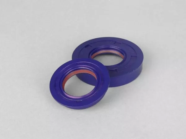 Oljetätningssats för vevaxel -POLINI PTFE/FKM- Minarelli 50 ccm MA, MY, CW, CA, CY