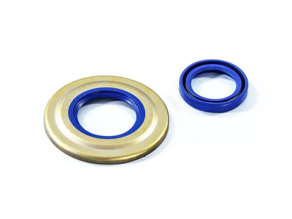 Oil seal set for crankshaft -POLINI PTFE/FKM- Vespa PX (since 1984), T5 125cc, Cosa