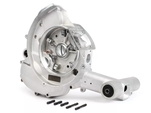 Cárter motor -PARMAKIT racing (para carrera hasta 56mm)- Vespa V50, V90, PV, ET3, PK S, PK XL, Motovespa PK75, grandes puertos de transferencia - sin arranque eléctrico