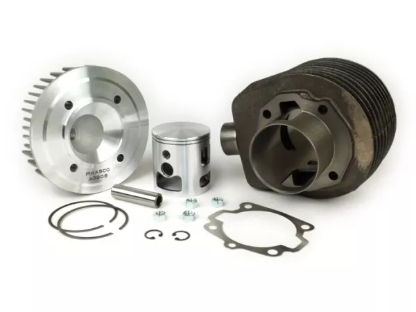 Cilinder -PINASCO 177 ccm 2-poorts grijs gietijzer- Vespa Sprint150 (VLB1T), GT125 (VNL2T), GL150 (VLA1T, VGLA1T, VGLB1T), Super, VNB, VBA, VBB