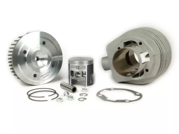 Cilindro -PINASCO 190 ccm 3 canales aluminio Magny Cours Ø=63mm, s=60mm- Vespa PX125, PX150, Cosa125, Cosa150, LML Star 125/150, Stella 125/150