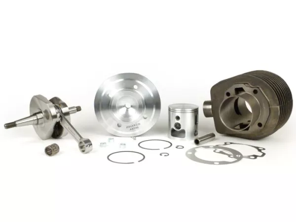 Kit di messa a punto -PINASCO 190cc 2 canali cilindro in ghisa grigia Ø=63mm, corsa albero motore=60mm- Vespa Sprint150 (VLB1T), GT125 (VNL2T), GTR125 (VNL2T), Super, GL150 (VLA1T), VNA, VBA, VNB, VBB