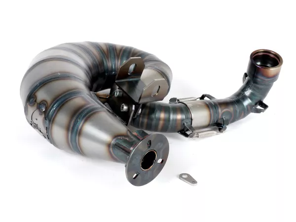 Escape -POSCH PERFORMANCE NESSI- Vespa PX200, Rally200, brida Ø45mm para Quattrini M232 y M244