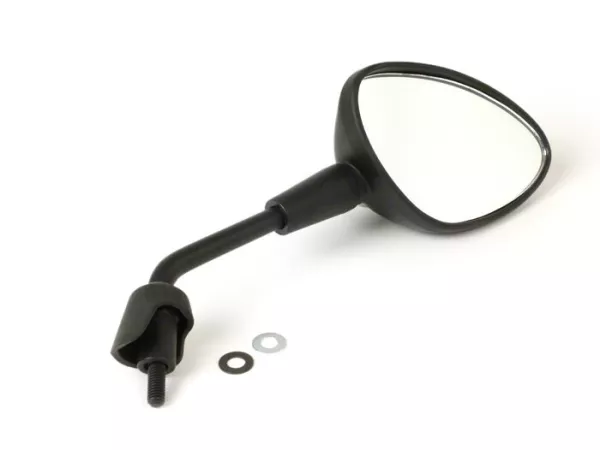 Spiegel -MOTO NOSTRA Shorty- Vespa GTS 125-300 HPE (2019-2022), Vespa Sprint 50-150, Vespa Primavera 50-150 - zwart mat - rechts