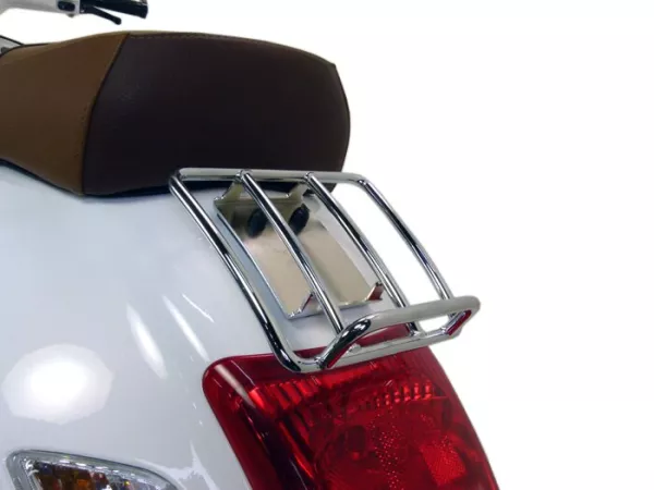 Bagagerek achter -MOTO NOSTRA, Sprint Rack- Vespa GT, GTL, GTV (-2014), GTS (-2014), GTS Super (-2014), GT60 - 125-200-250-300cc - chroom