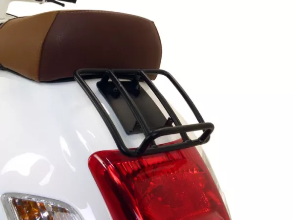 Bakre bagagehållare -MOTO NOSTRA, Sprint Rack- Vespa GT, GTL, GTV, GTS, GTS Super, GT60 - 125-200-250-300cc - svart matt