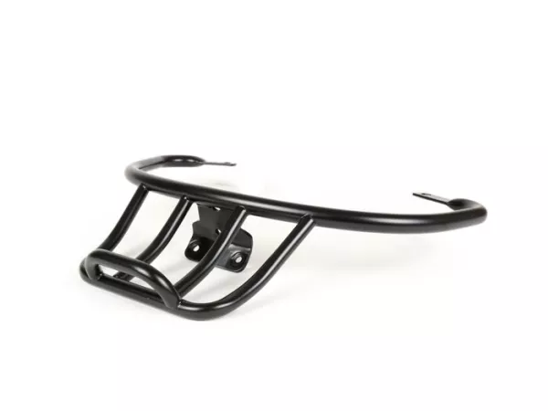 Rear rack -MOTO NOSTRA, with grab hanlde- LX50, LX125, LX150, Vespa LXV50, LXV125, Vespa S50, S125, S150 - matt black