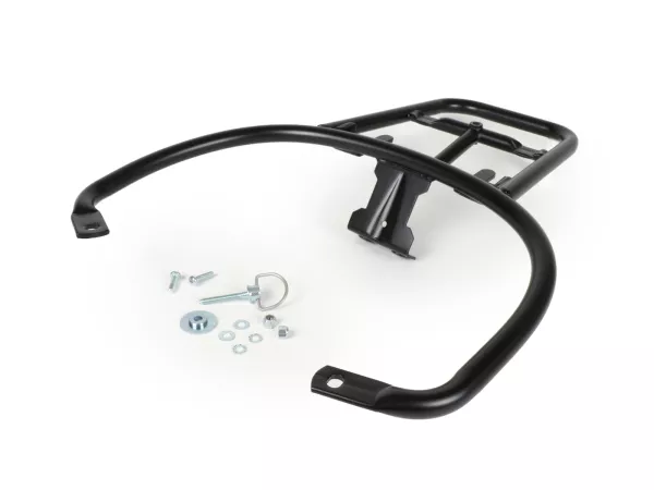 Porta baúl trasero (para baúl original Piaggio) -MOTO NOSTRA- Vespa GT, GTL, GTV, GTS, GTS Super, GT60 - 125-310 - negro mate
