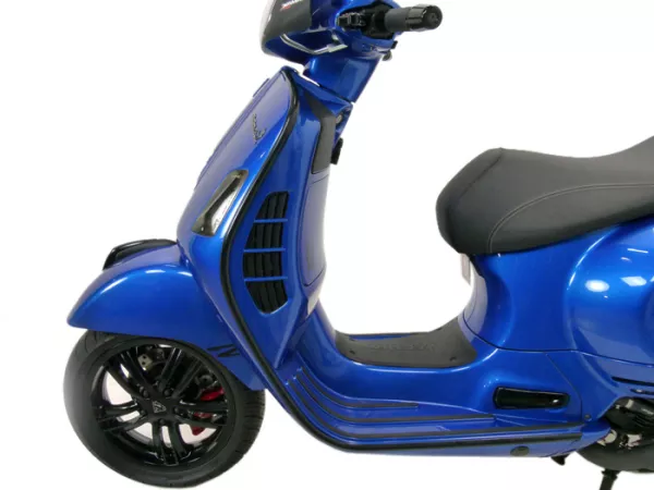 Randbescherming -MOTO NOSTRA Notte- Vespa GT, GTL, GTS 125-300 (-2018), GTV (-2018) - zwart mat - links