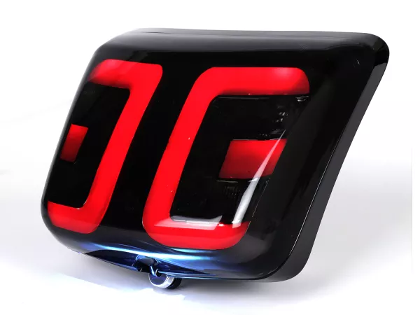 Fanale posteriore oscurato, cornice nera lucida -POWER 1- Vespa GTS 125-300 , GTS Super 125-300 (2018-)