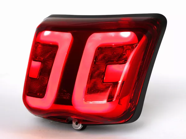 Fanale posteriore, cornice nera opaca -POWER 1- Vespa GTS 125-300 , GTS Super 125-300 (2018-)