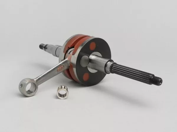 Kurbelwelle -CM Super Competition- Minarelli 50 ccm vertikal (für 10mm Kolbenbolzen) - BOOSTER, BUMP50, BWS50, SLIDER50, SPY, SR50 (-1994), STUNT, ZUMA50, AMICO