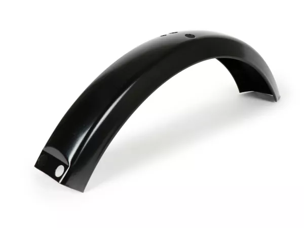 Spatbord - spatbord -RMS- achter PIAGGIO Ciao P, Ciao PX 50cc - staal, gelakt - zwart