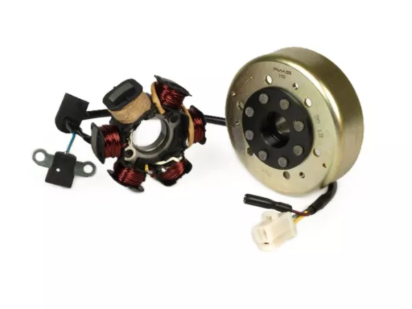 Tändning -RMS- Peugeot 50 cc (horisontell, fordon utan startspärr) - AW=23mm - JETFORCE50 C-TECH, SPEEDFIGHT3 50 LC, LUDIX 50 LC BLASTER, SPEEDFIGHT3 50 cc AC (2-takts), LUDIX AC, VIVACITY 50 NEW (2-takts)