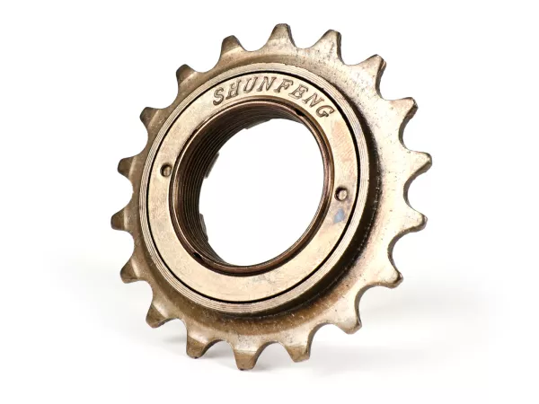Chain pinion -RMS- PIAGGIO CIAO PX, SI, Bravo, Superbravo, Grillo, Boss 50ccm - Z=18