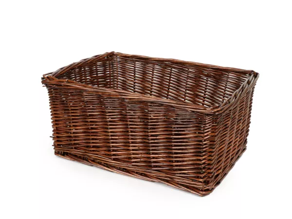 Mand - rieten mand -OEM KWALITEIT 43x33x19cm- fiets, scooter, step, Vespa, bromfiets - kleur: bruin