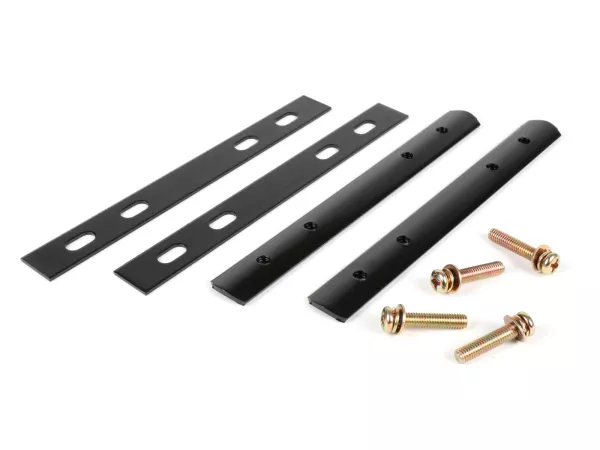 Montageset - beugel voor mand - rieten mand -OEM KWALITEIT- Set bestaande uit 4 rails incl. bouten en moeren, voor montage op de bagagedrager