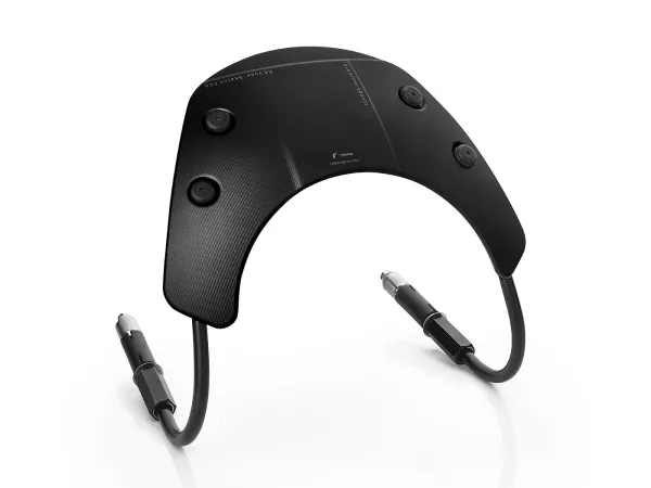 Flyscreen with black brackets -RIZOMA, Aluminium- Vespa GTS 125-300 HPE (2019-2022) cc - black