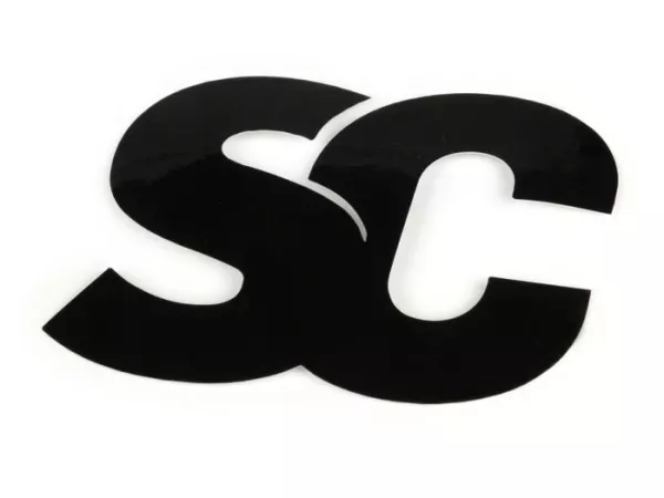 Adesivo -SC- Scooter Centre - 45x65mm - nero