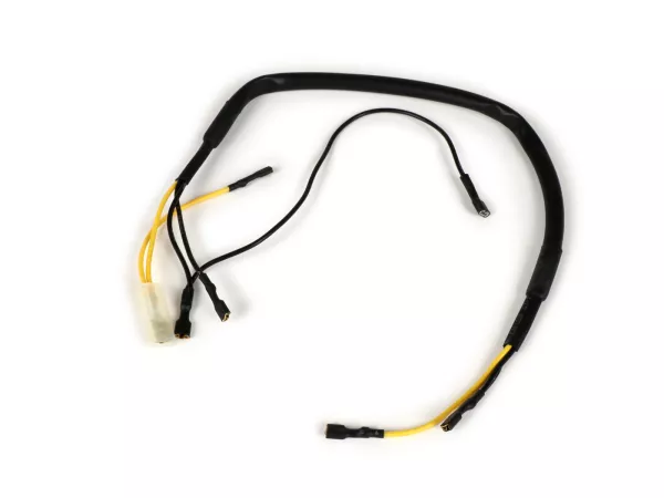 Kabeltak stuur -BGM ORIGINELE- Vespa PX (-1984, AC, Italiaans) - zonder batterij, wit contactslot lichaam met 4 aansluitingen