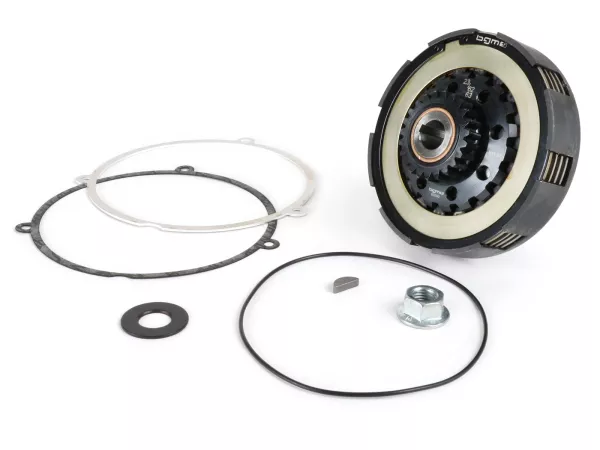 Embrayage -SC, Wideframe, type Cosa2/FL- pour pignon élastique BGM PRO de 62/63 dents (droites)- Vespa 125, VN1T (60001-), VN2T, Vespa 150 VL1T, VL2T, VL3T, VB1T, ACMA 150 GL (1956-1958) - 23 dents