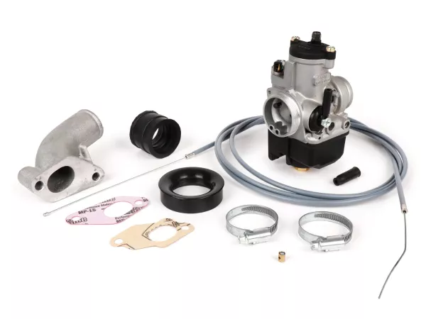Kit carburateur -YSN PHBH 28 BS, valve rotative- Vespa PX (-1984), Rally180 (VSD1T), Rally200 (VSE1T), Sprint150 (VLB1T), TS125 (VNL3T), GT125 (VNL2T), GTR125 (VNL2T), Super (VNC/VBC), VNA, VNB, VBA, VBB