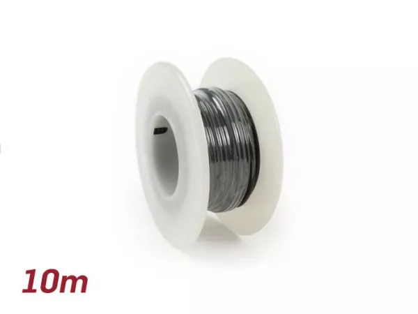 Elektrische kabel -UNIVERSAL 0,85mm²- 10m - Zwart