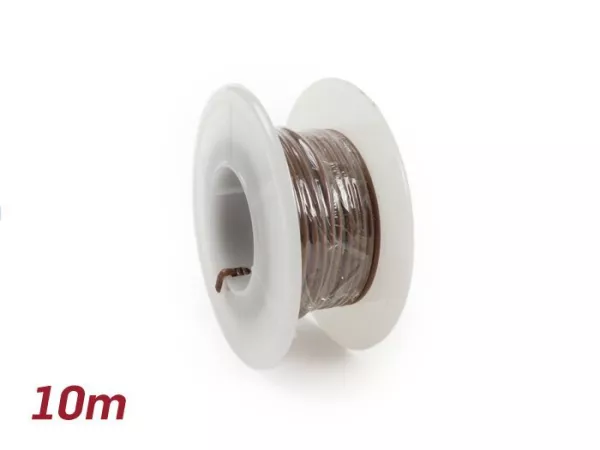 Elektrische kabel -UNIVERSAL 0,85mm²- 10m - Bruin
