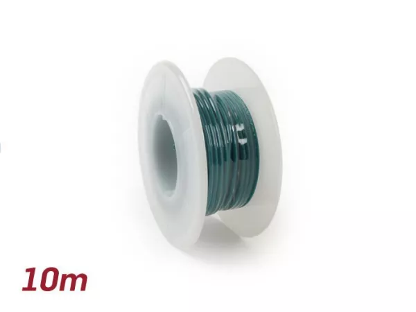 Elektrische kabel -UNIVERSAL 0,85mm²- 10m - Groen