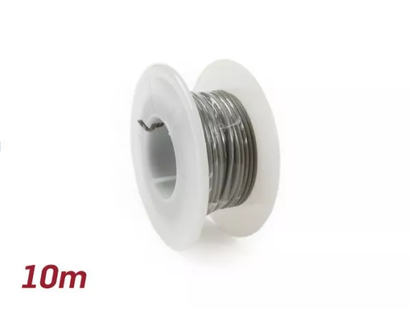 Elektrische kabel -UNIVERSAL 0,85mm²- 10m - Grijs