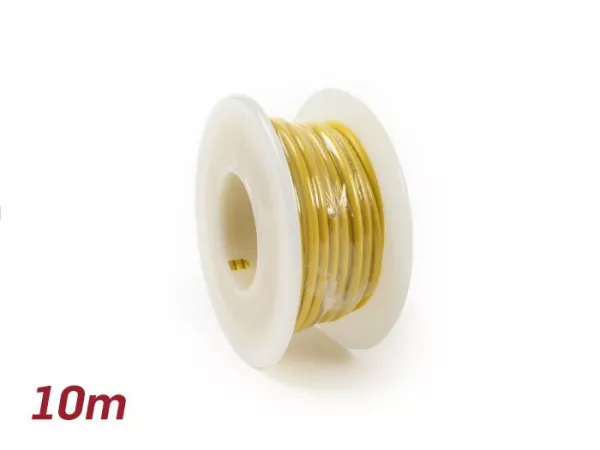 Elektrische kabel -UNIVERSAL 2,0mm²- 10m - Geel