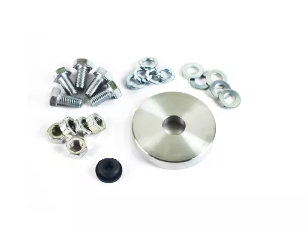 Kit konversi ban lebar -SCOOTER & SERVICE CNC 3 inci untuk ukuran ban 110/80-10- Vespa PX, T5 125cc, Cosa, Rally180 (VSD1T), Rally200 (VSE1T), Sprint150 (VLB1T), TS125 (VNL3T), GT125 (VNL2T), GTR125 (VNL2T), GL150 (VLA1T)