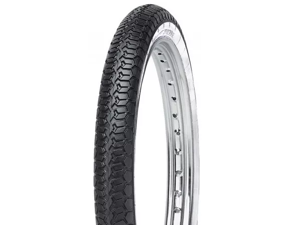 Tyre -MITAS B8, white wall- 2.25-16 / 2 1/4-16 (old size marking 20x2.25) 38J TT Piaggio Ciao, Bravo
