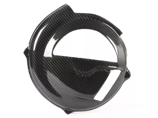 Flywheel cover -TOMAS COMPOSITI, real carbon Race P09- Vespa V50, PV125, ET3