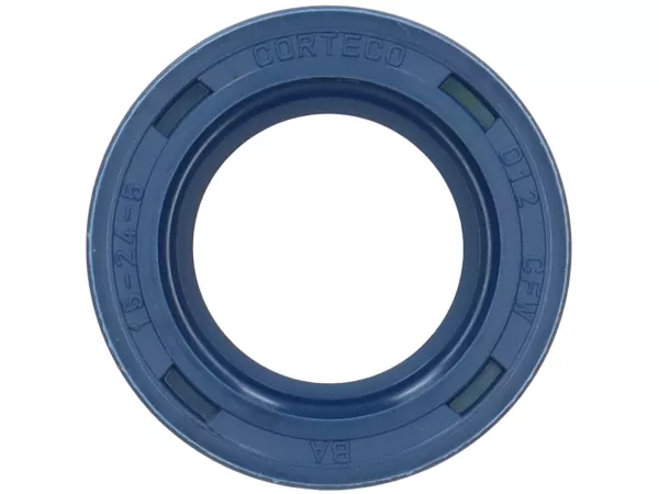 Oliekeerring 15x24x5mm -CORTECO- (gebruikt voor krukas dynamo zijde Piaggio Ciao)