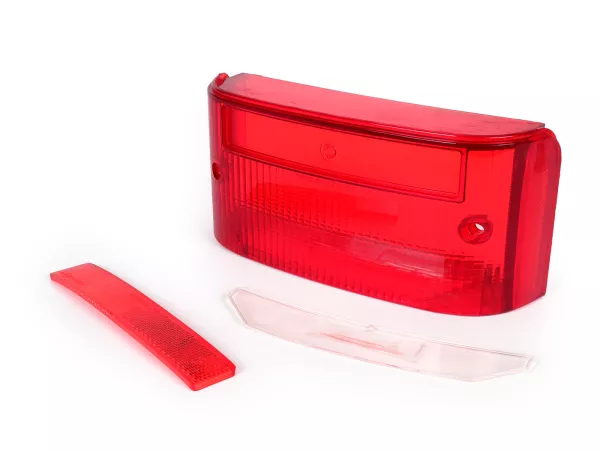 Lente piloto trasero -TRIOM (NOS)- Vespa Cosa 125-200, Cosa 125-200FL - Rojo