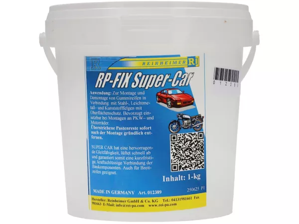 Däckmonteringspasta, vit -RP-FIX- 1 kg