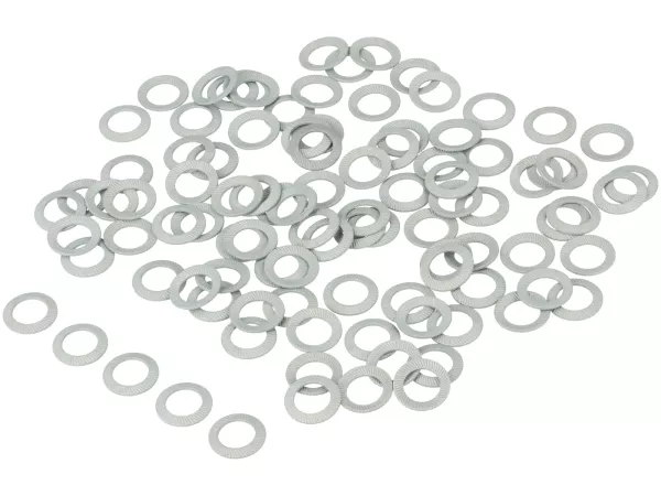 Trekring - Schnorr ring - Borgring -DIN 6796- Verenstaal, gegalvaniseerd - M7 - 100 stuks