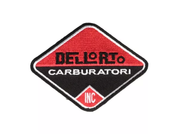 Parche - Parche -Dellorto carb- rojo/negro - 65x85mm