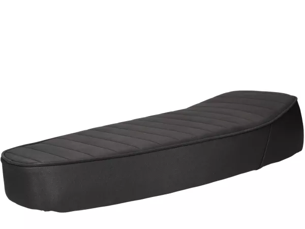 Seat bench -NISA Sport2- Vespa PX, Sprint, GT, GTR, Super, TS, GL, VNA, VBA, VNB, VBB, T4 - also suitable with flat tank type on Rally 180/200, GS160, SS180 - Black